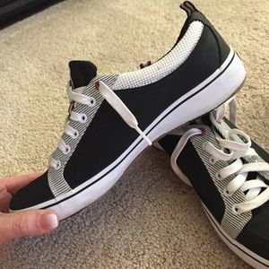 Black with White Keds Sneakers EUC Women’s